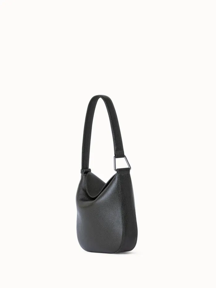 Little Anna Hobo Bag In Leather Olive Women Akris Mini Bags