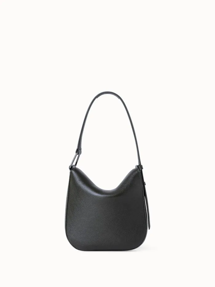 Little Anna Hobo Bag In Leather Olive Women Akris Mini Bags