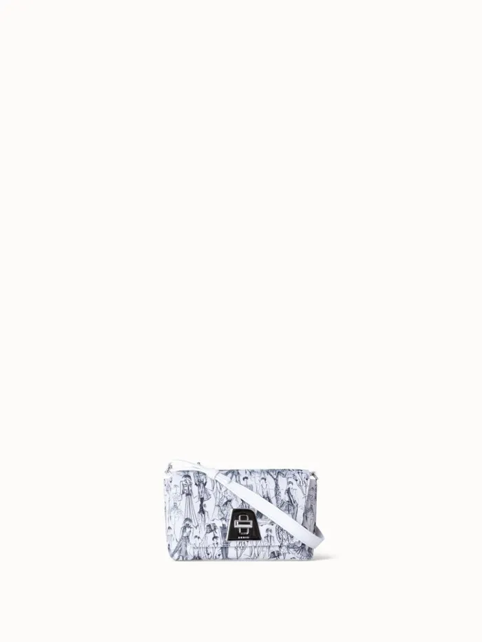 Little Anouk Day Bag With Croquis Print Croquis Print Women Akris Crossbody Bags