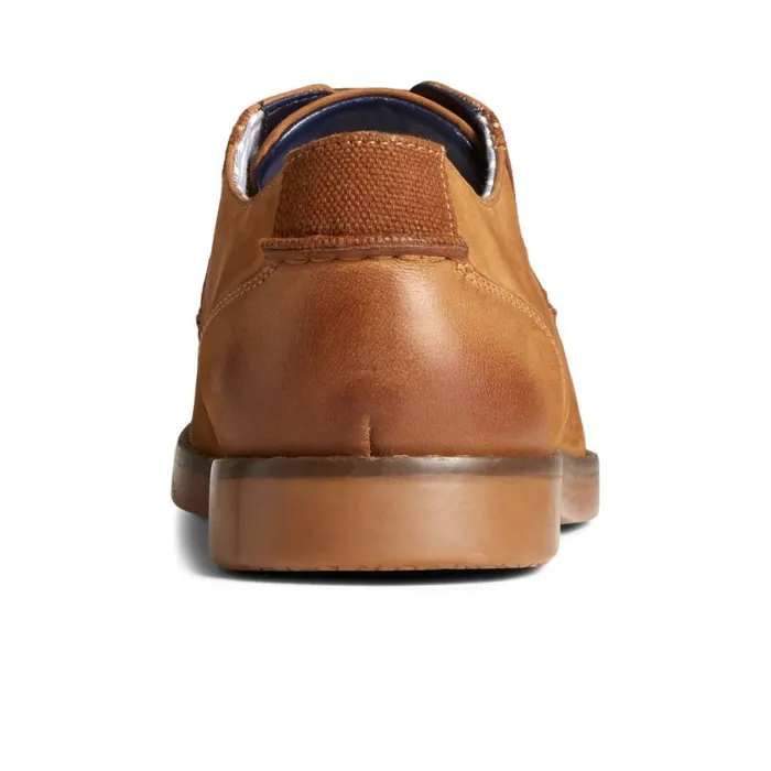 Loafers and Oxfords Men Sperry Newman Oxford Dress Shoe Medium Beige Leather Nubuck