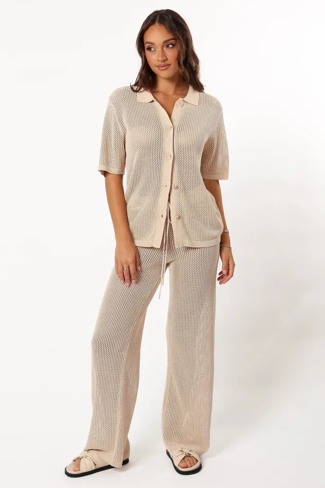 Loungewear Women Smith Knit Pant 8211 Sand Sand petalandpup