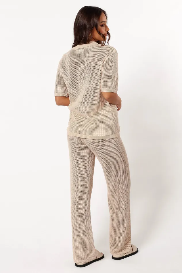 Loungewear Women Smith Knit Pant 8211 Sand Sand petalandpup