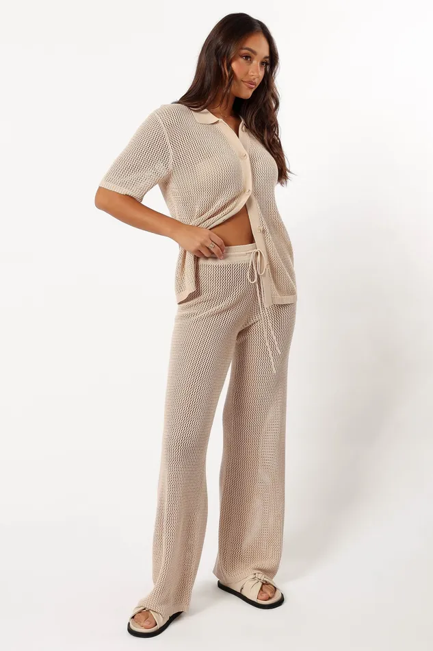 Loungewear Women Smith Knit Pant 8211 Sand Sand petalandpup