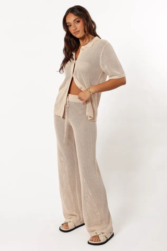 Loungewear Women Smith Knit Pant 8211 Sand Sand petalandpup
