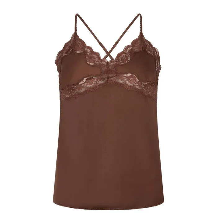 Love Stories Camisole Tops Pandora Top Dark Brown 8211 Women