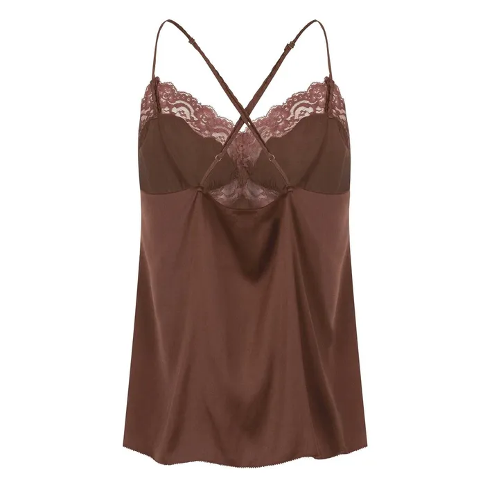 Love Stories Camisole Tops Pandora Top Dark Brown 8211 Women
