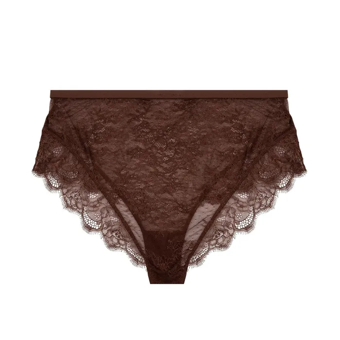 Love Stories High Waisted Rosita Briefs Dark Brown 8211 Women