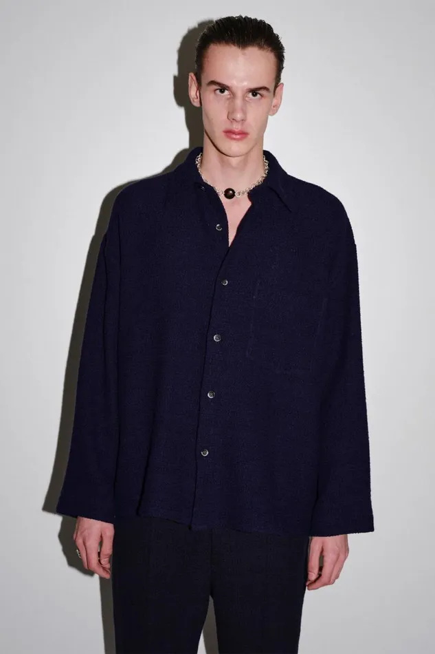 Maz 8211 Dark Sapphire Men Won Hundred Shirts