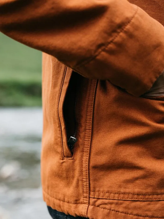 Men Basset Flannel Lined Jacket Sable Finisterre Jackets Coats and Gilets