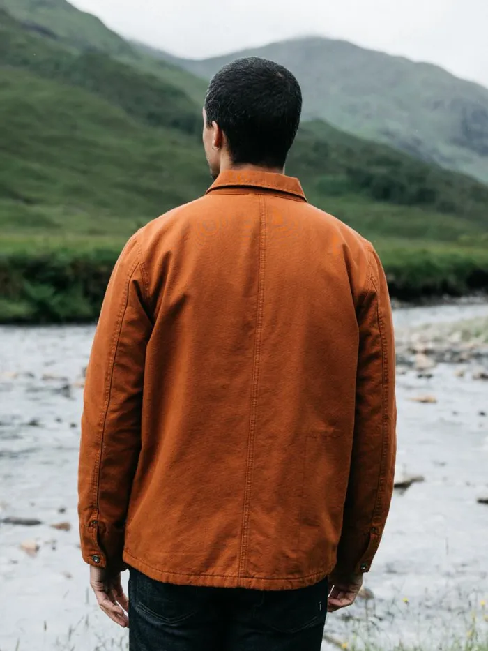 Men Basset Flannel Lined Jacket Sable Finisterre Jackets Coats and Gilets