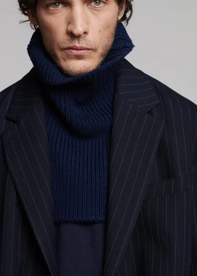 Men Beo Blazer 8211 NavyWhite Pinstripe The Frankie Shop Outerwear