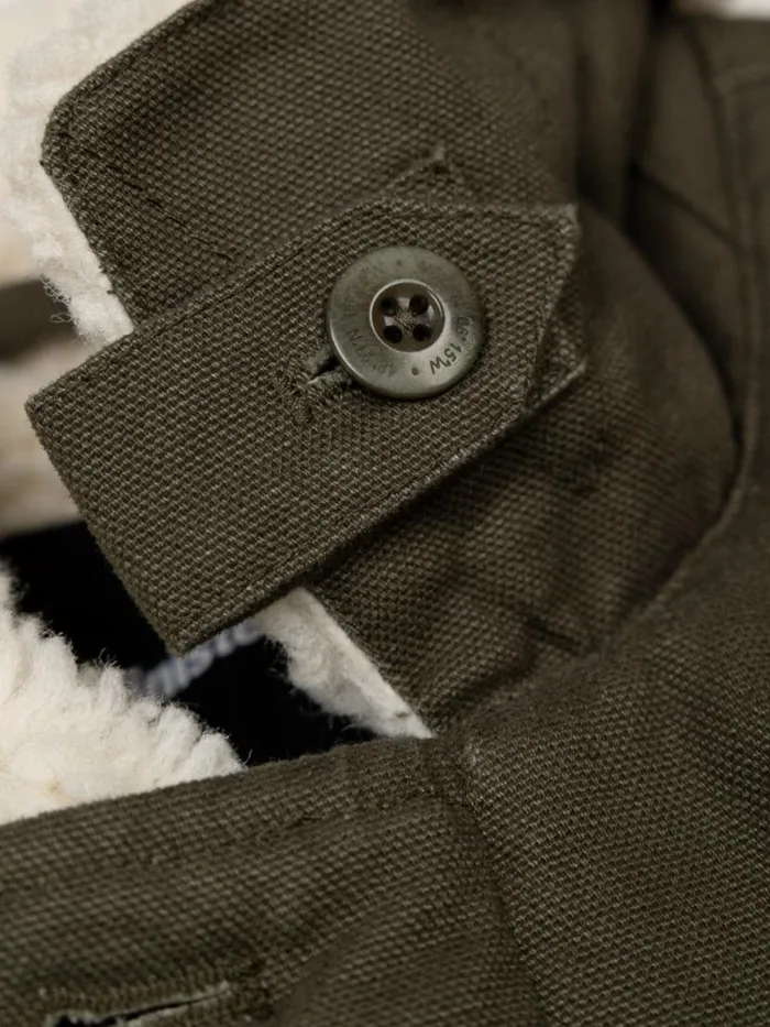 Men Berings Deck Jacket Olive Finisterre Jackets Coats and Gilets