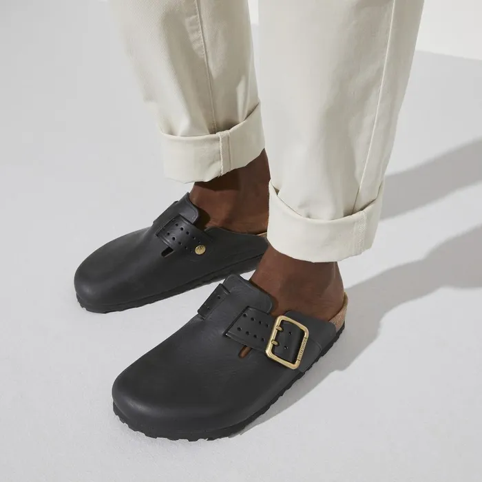 Men Birkenstock Clogs Boston Bold Black