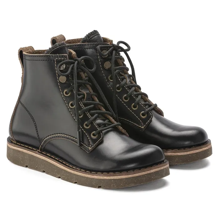 Men Birkenstock LaceUp Shoes Birmingham Lace Black
