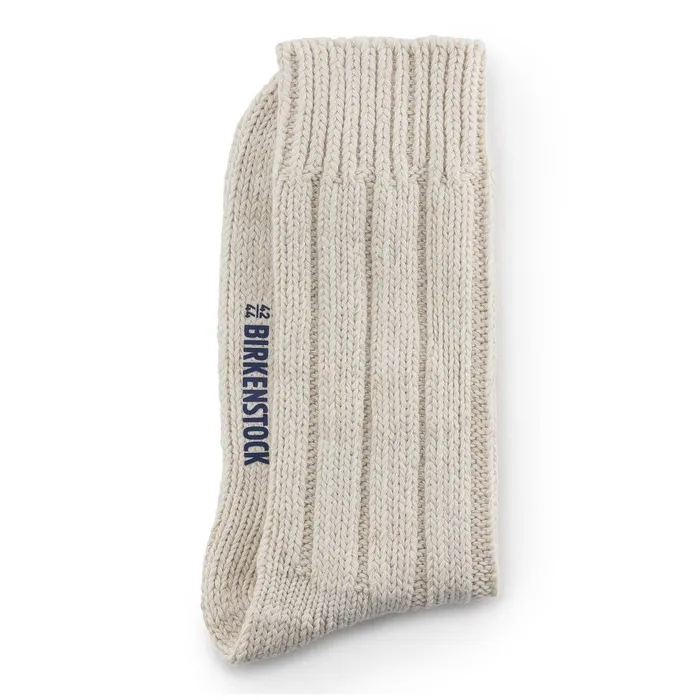 Men Birkenstock Socks Cotton Twist Off White