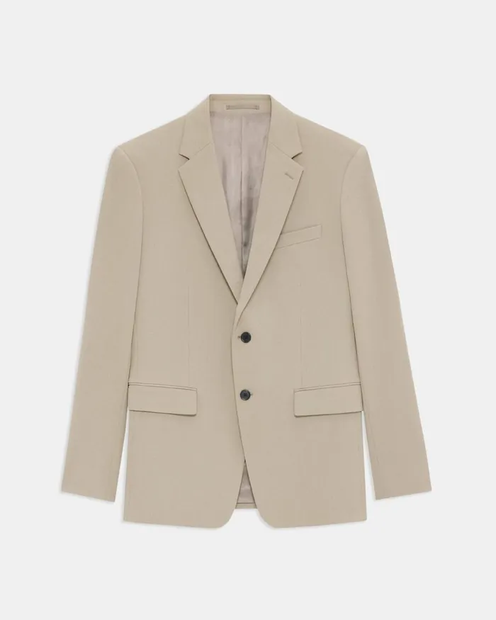 Men Blazers Jackets Theory Chambers Blazer In Neoteric Twill Bark