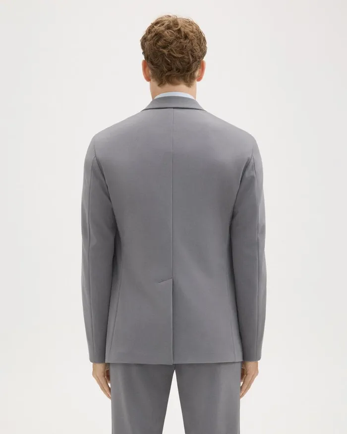 Men Blazers Jackets Theory Clinton Blazer In Precision Ponte Stone