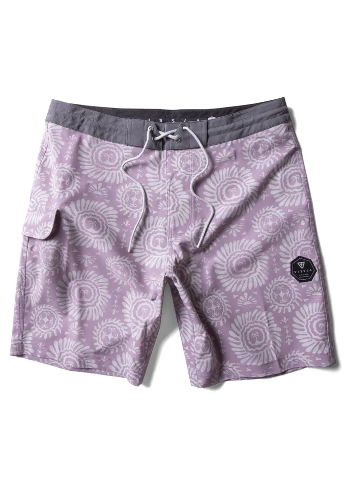 Men Boardshorts Vissla Islander 1858243 Boardshort Dusty Rose