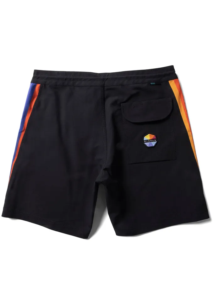 Men Boardshorts Vissla Trimline 1758243 Boardshort Black Men Boardshorts Vissla Trimline 1758243 Boardshort Black