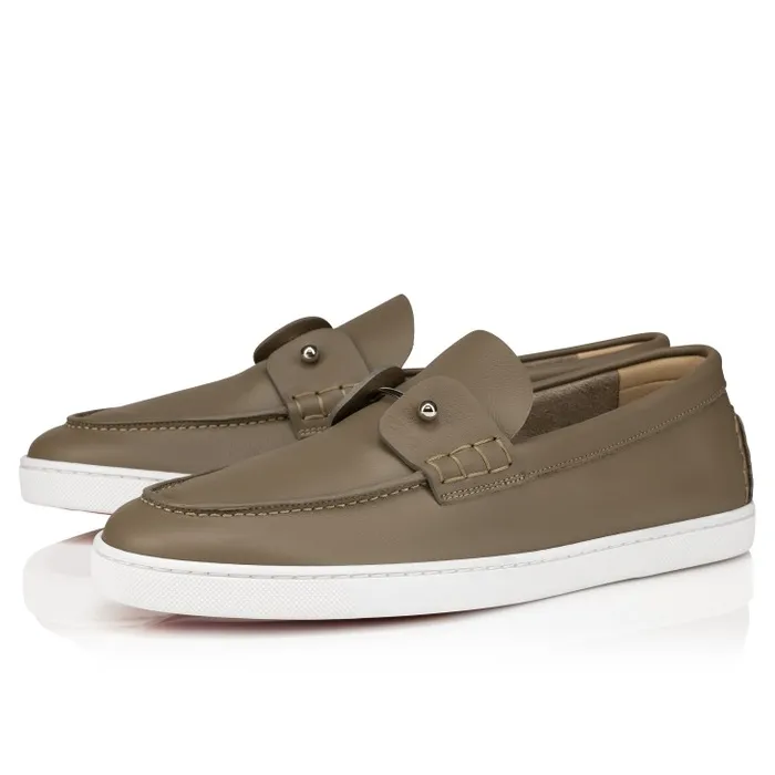 Men Chambeliboat Boat Shoes 8211 Calf Leather 8211 Silex Christian Louboutin Sneakers