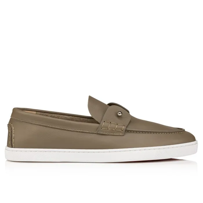Men Chambeliboat Boat Shoes 8211 Calf Leather 8211 Silex Christian Louboutin Sneakers