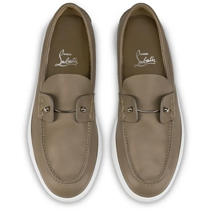 Men Chambeliboat Boat Shoes 8211 Calf Leather 8211 Silex Christian Louboutin Sneakers