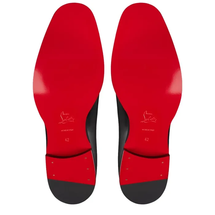 Men Chambeliss Derbies 8211 Calf Leather 8211 Black Christian Louboutin Buckles and Laceups