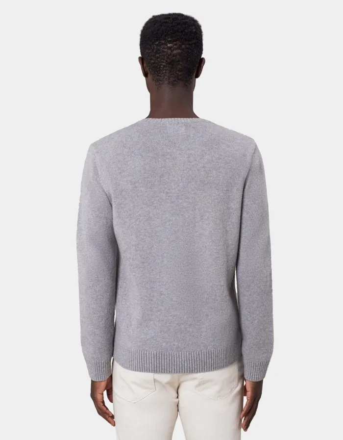 Men Classic Merino Wool Crew Sahara Camel Colorful Standard Knit Sweaters