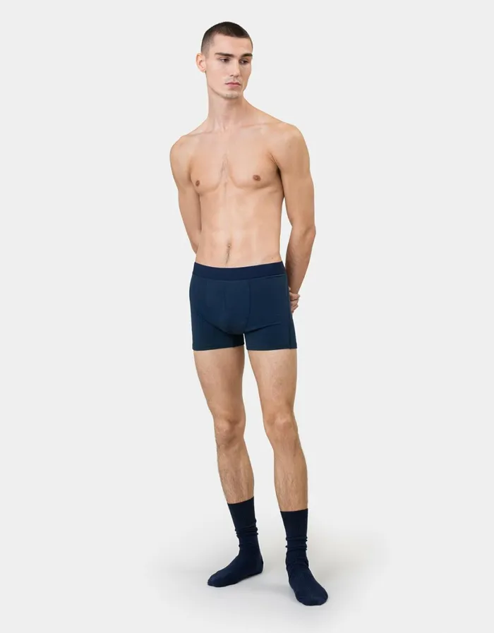 Men Classic Organic Boxer Briefs Hunter Green Colorful Standard Underwear
