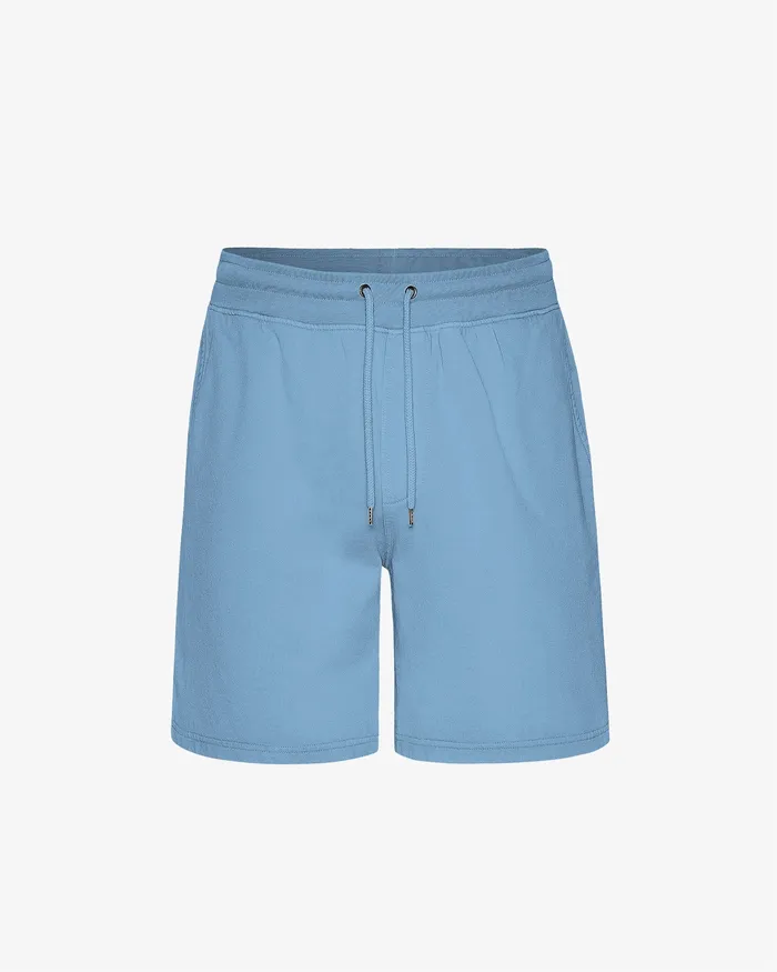 Men Classic Organic Sweatshorts 8211 Seaside Blue Shorts Colorfulstandard