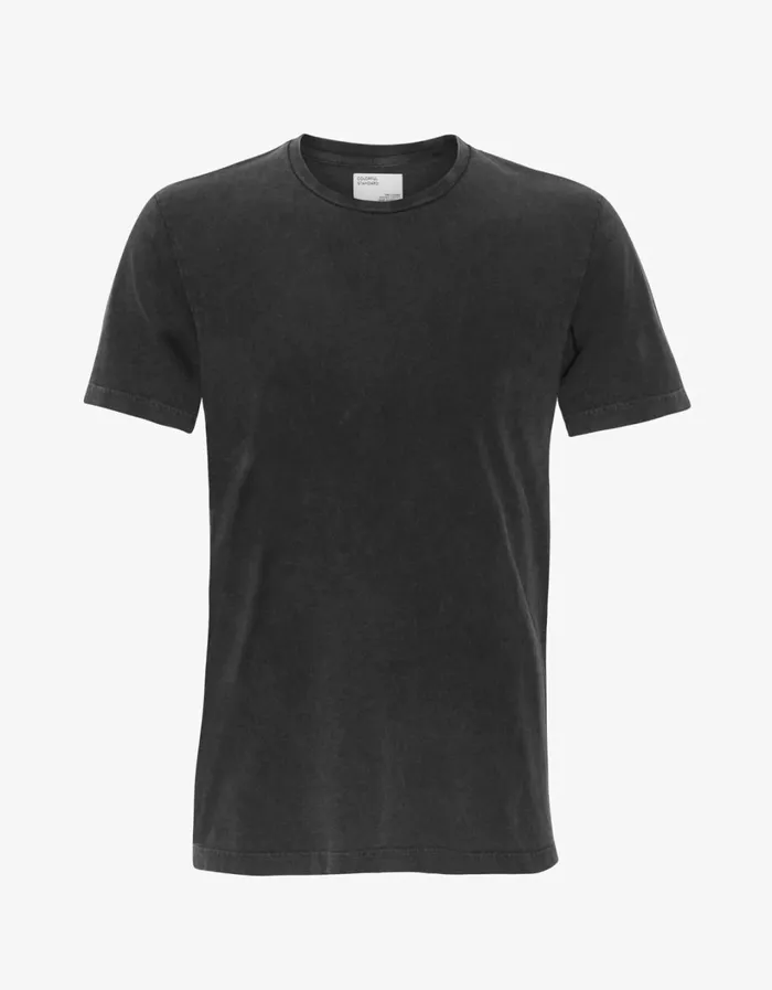 Men Classic Organic Tee Faded Black Colorful Standard TShirts