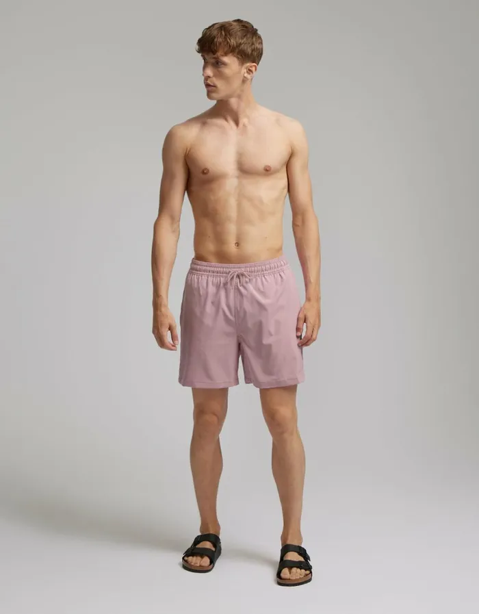 Men Classic Swim Shorts Dusty Olive Colorful Standard Shorts