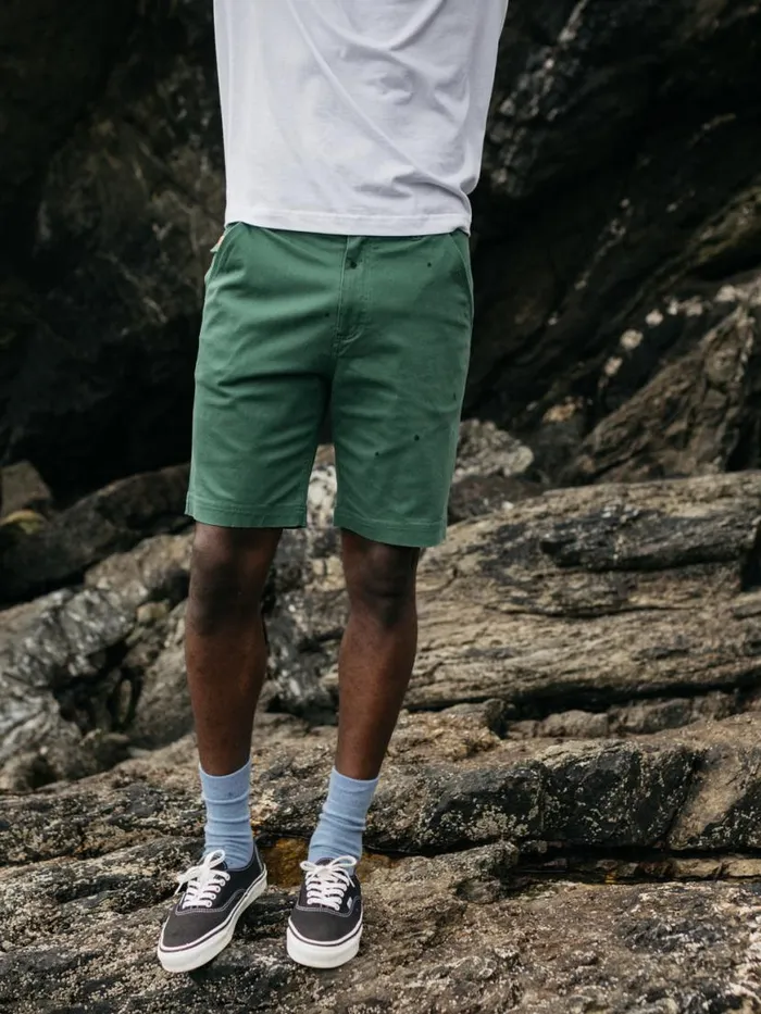 Men Coverack Shorts Pine Shadow Finisterre Shorts