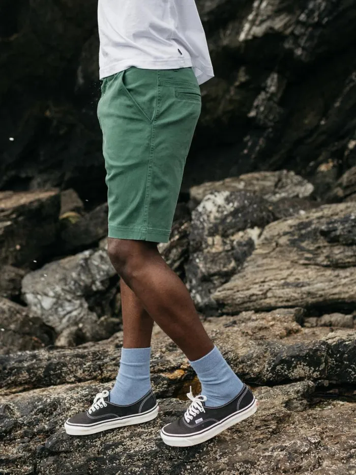 Men Coverack Shorts Pine Shadow Finisterre Shorts