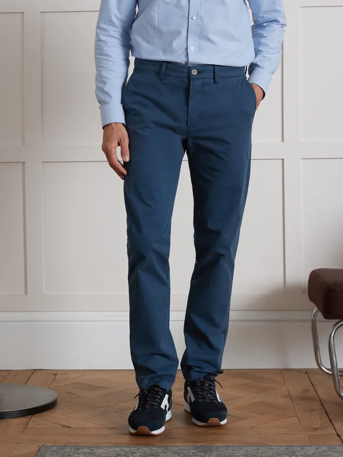 Men Cyrillus Clothing Chino Trousers Orage