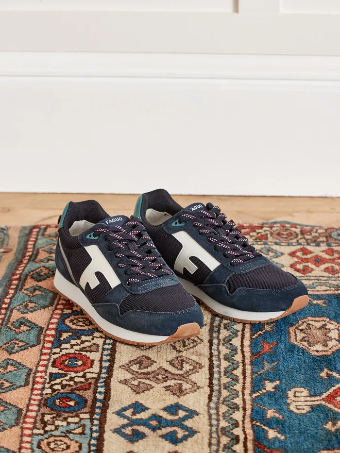 Men Cyrillus Shoes Elm Running Shoes 8211 The Faguo Collection Marine