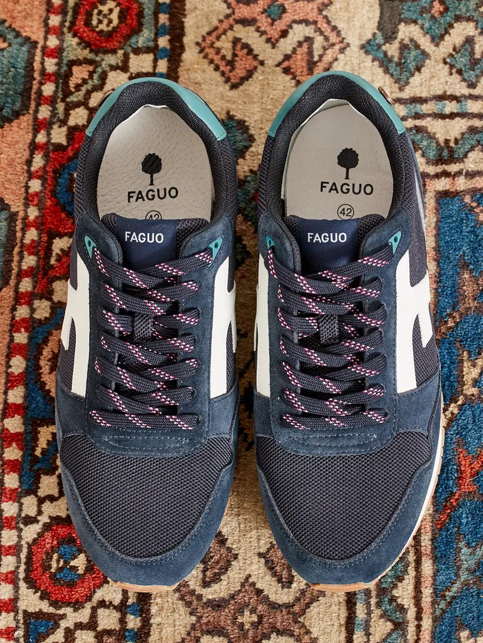 Men Cyrillus Shoes Elm Running Shoes 8211 The Faguo Collection Marine