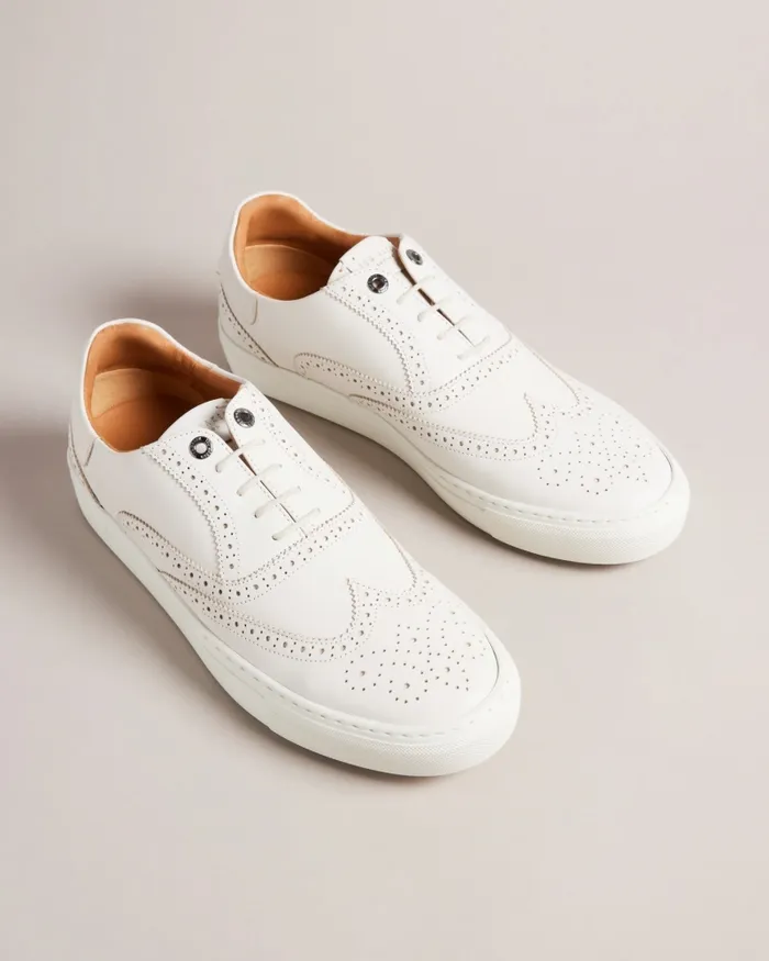 Men DENTTON 8211 Burnished Leather Hybrid Brogues Natural Ted Baker Trainers