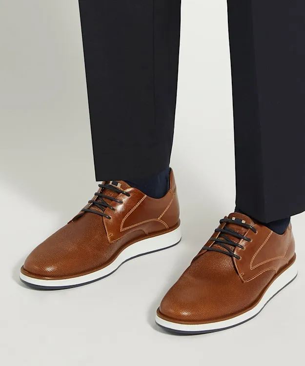 Men Dune London Brown Shoes Wide Fit Lace Up Shoes Brown