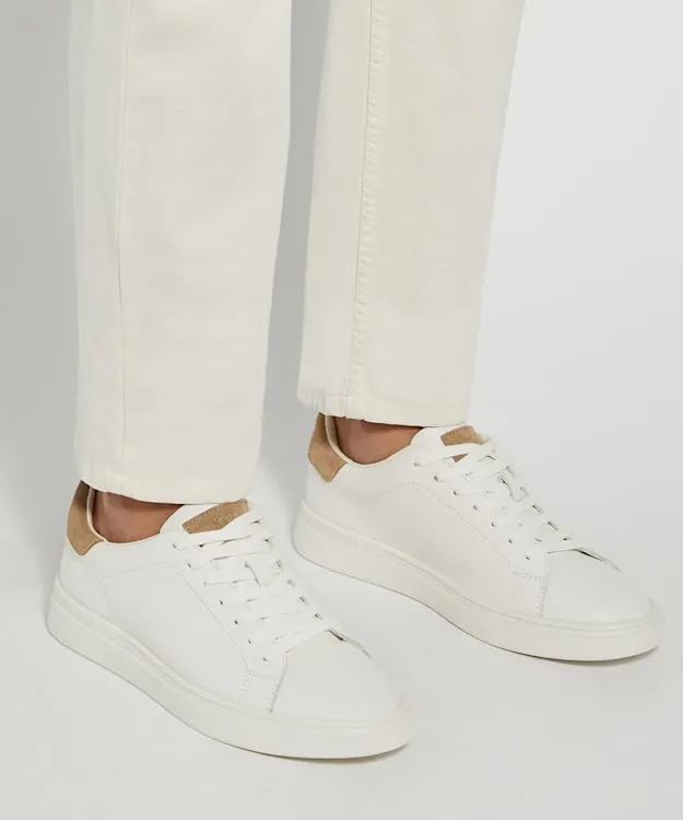 Men Dune London Trainers Lace Up Trainers White