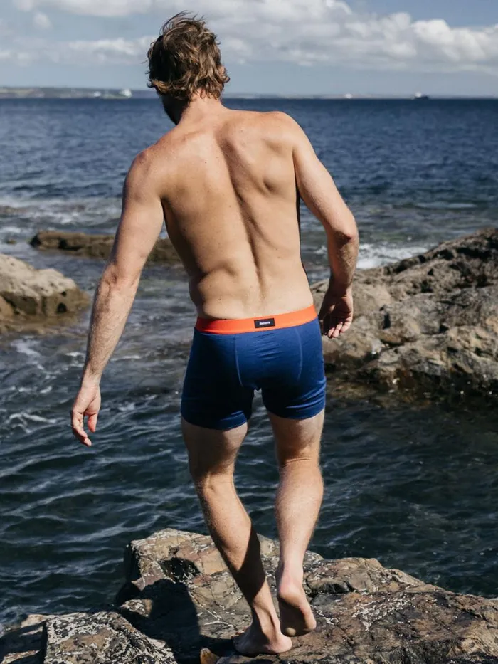 Men Eddy 20 Merino Wool Boxers Atlanticflame Finisterre Base Layers and Underwear