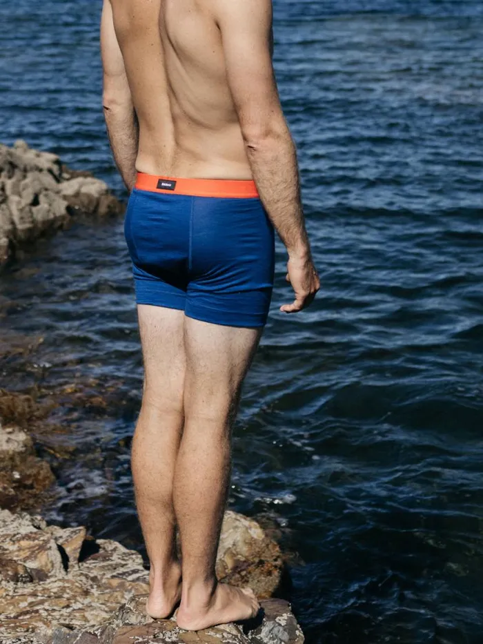 Men Eddy 20 Merino Wool Boxers Atlanticflame Finisterre Base Layers and Underwear Men Eddy 20 Merino Wool Boxers Atlanticflame Finisterre Base Layers and Underwear