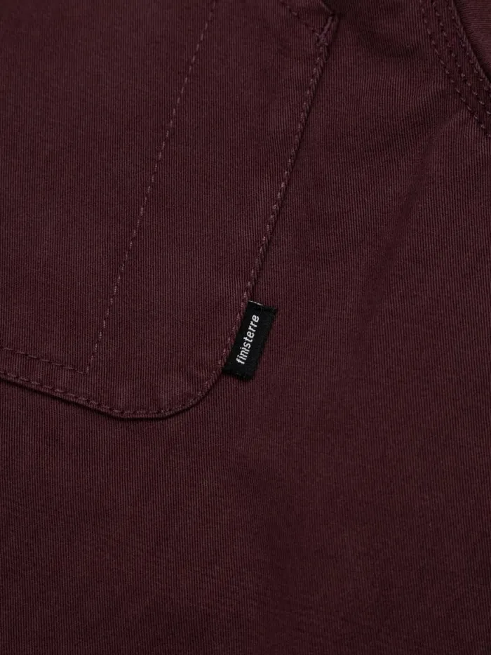 Men Eddystone Shirt Black Cherry Finisterre Shirts