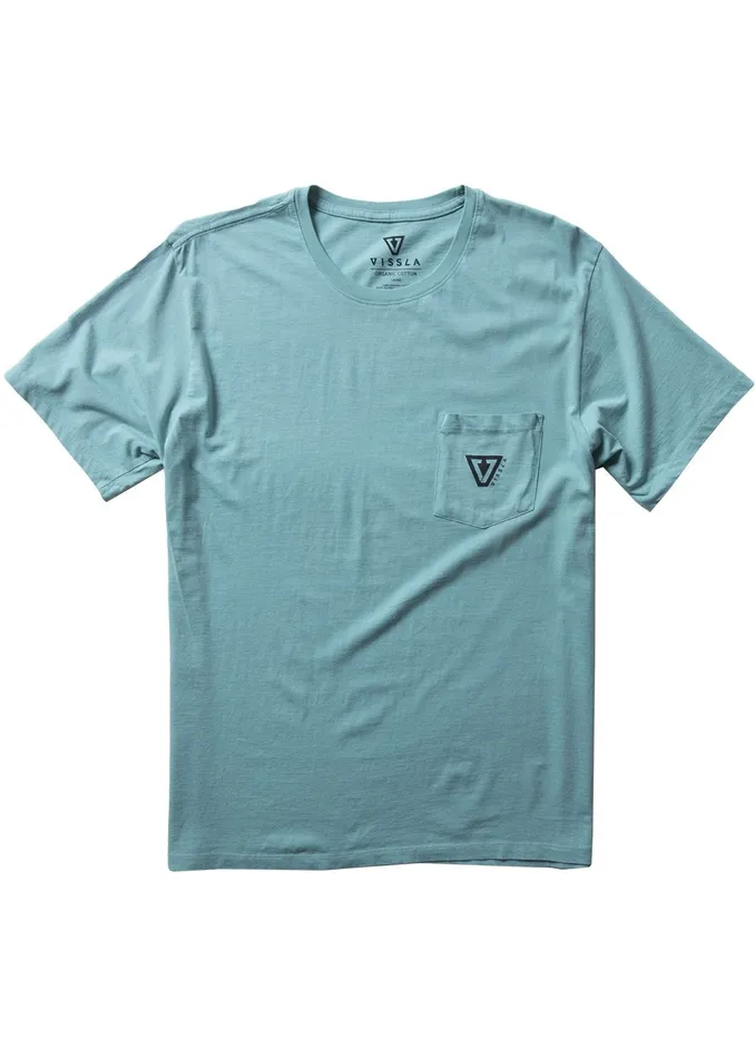 Men Established Premium Pkt Tee Smokey Jade Premium Tees Vissla