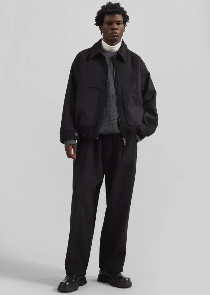 Men Felix Trousers 8211 Black The Frankie Shop Bottoms
