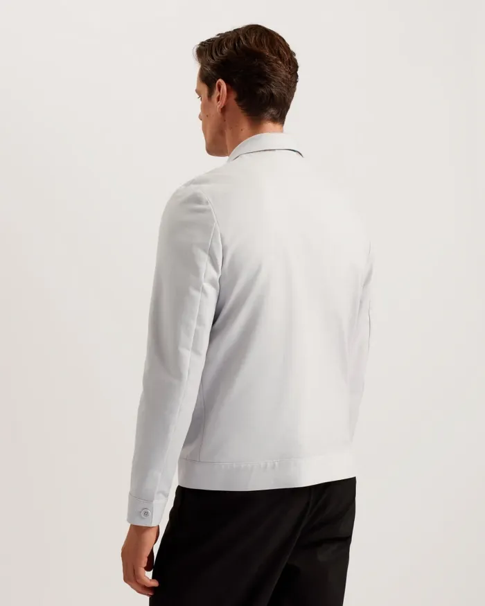 Men FELIXC 8211 Cotton Blend Chore Jacket Light Grey Ted Baker Coats and Jackets Men FELIXC 8211 Cotton Blend Chore Jacket Light Grey Ted Baker Coats and Jackets