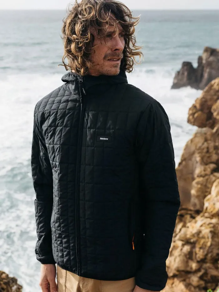 Men Firecrest Hooded Jacket Black Finisterre Jackets Coats and Gilets