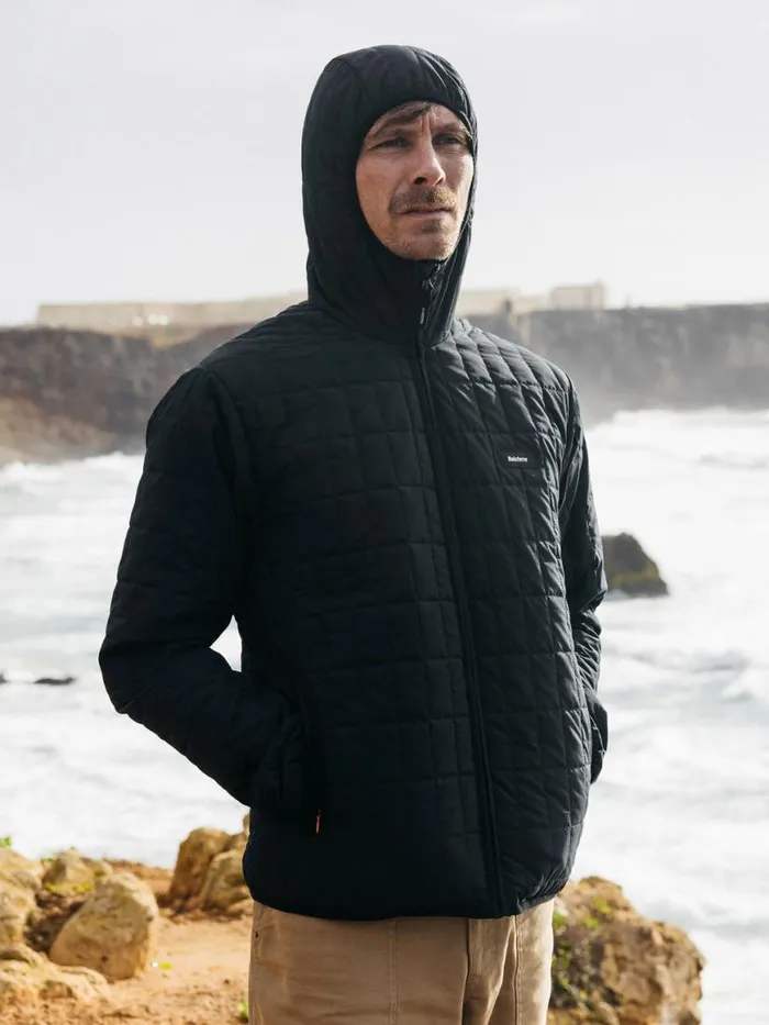 Men Firecrest Hooded Jacket Black Finisterre Jackets Coats and Gilets