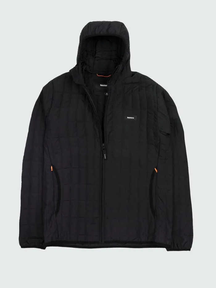 Men Firecrest Hooded Jacket Black Finisterre Jackets Coats and Gilets