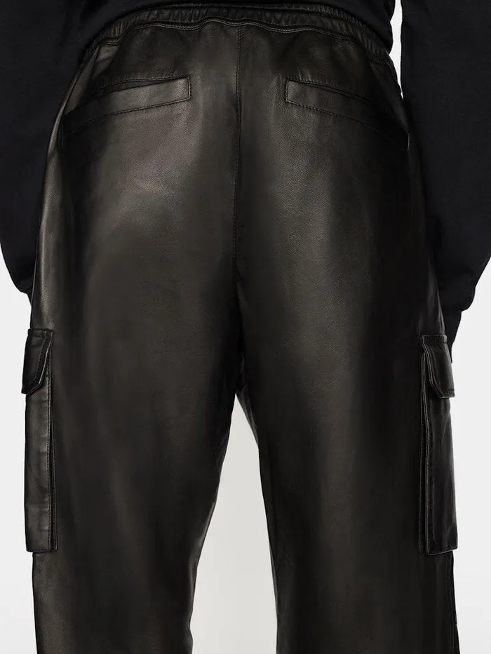 Men FRAME Leather and Suede Cargo Leather Pant Men FRAME Leather and Suede Cargo Leather Pant